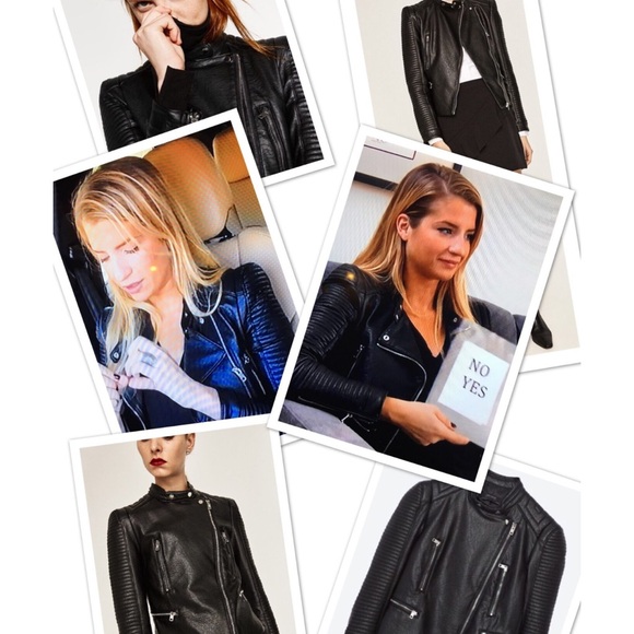 Zara Faux Leather Jacket - Picture 1 of 4